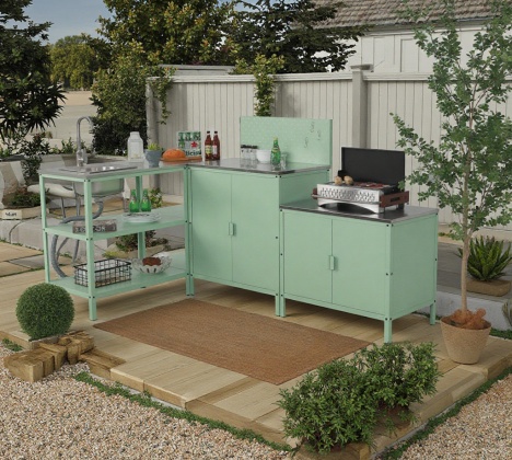 Mesola Steel Outdoor kitchen Set