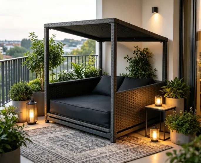 Best Small Balcony Dog House Ideas for Apartments | Joye Leisure