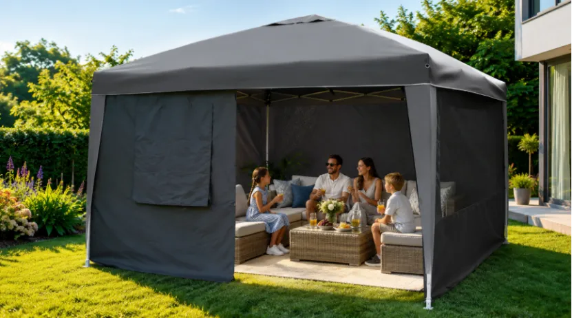 Pop Up Gazebo With Side Walls: Wind, Privacy & Shade Guide