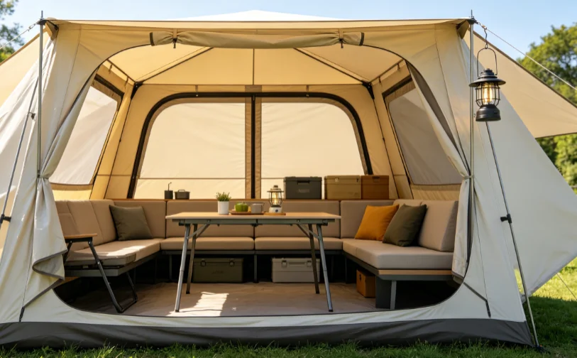 Creative Ways to Style a Camping Gazebo with Sides for Comfort and Charm